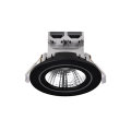 Nordlux Alec 6,1 W LED innfelt spot svart
